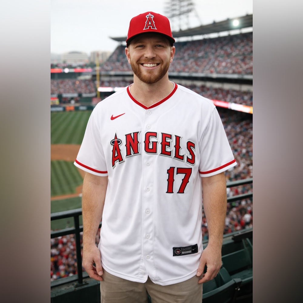 Shohei Ohtani #17 Los Angeles Angels Nike Authentic MLB Jersey Men’s Size 36